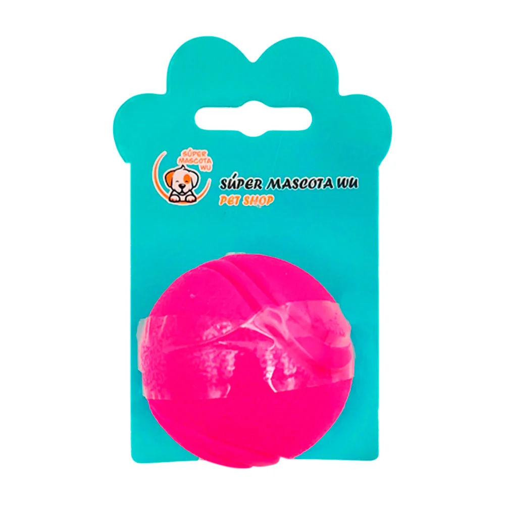 Pelota pequeña saltarina de goma, colores surtidos / spm-06184