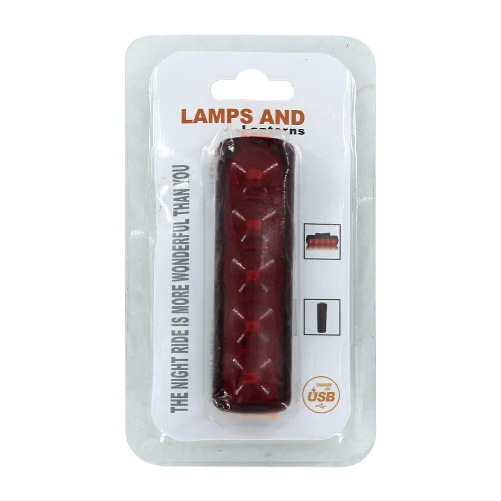 Lámpara trasera luz led roja de adverte...