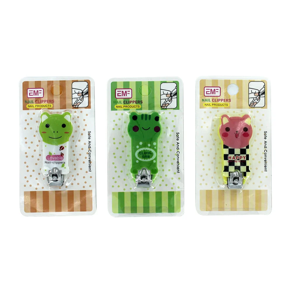 1pza Cortauñas metálico con diseño de...