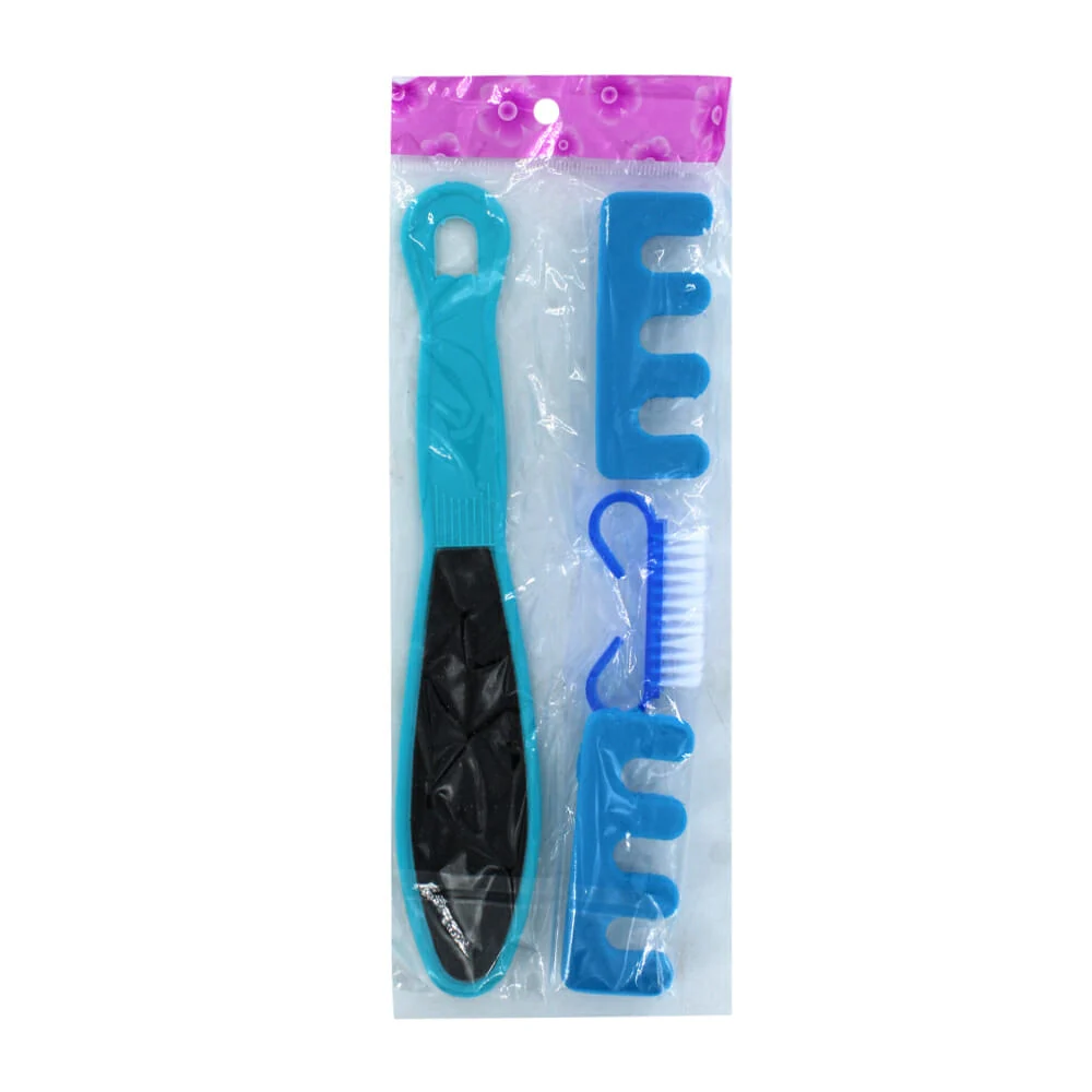 Set 4 piezas de pedicura con 2 separador...