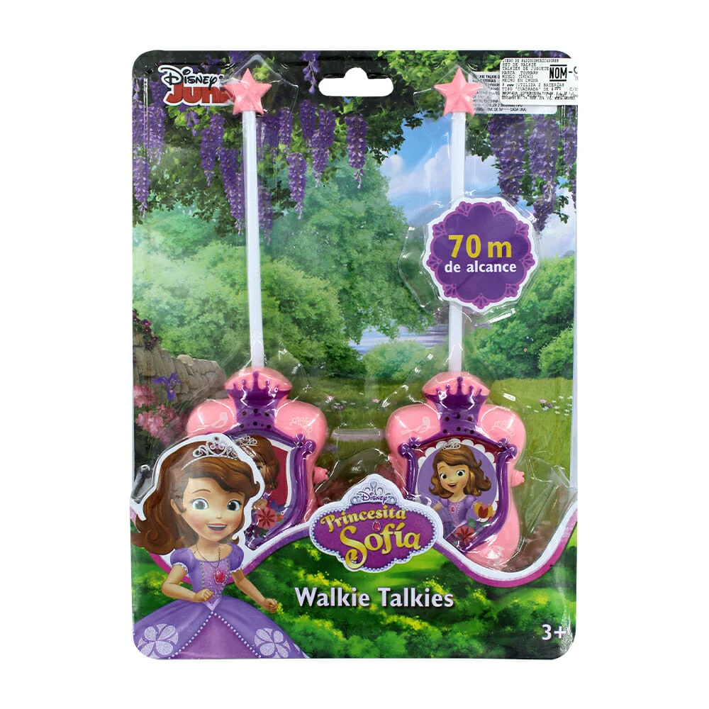 Radio walkie talkie para niña, variedad de personajes t362403