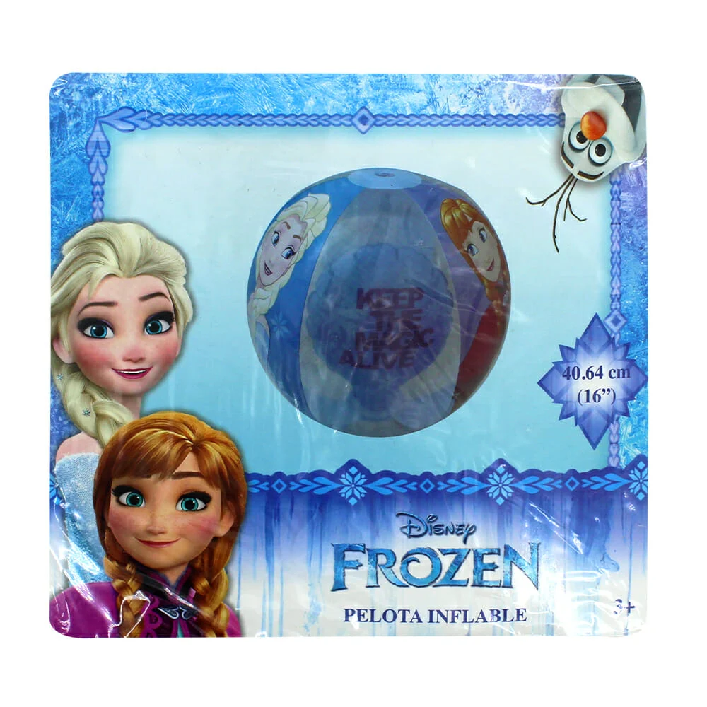 Pelota inflable para playa 40.64cm con diseño de frozen t367782