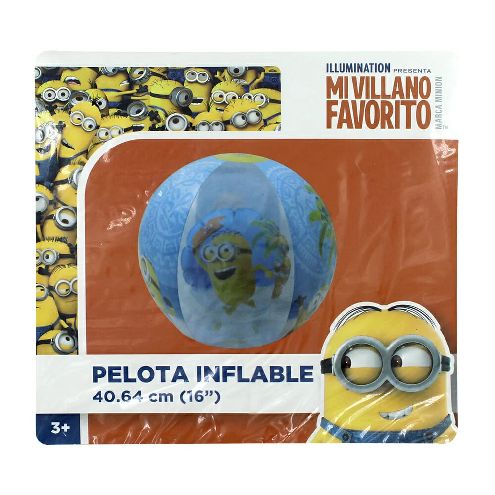 Pelota inflable para playa, con diseño de mi villano favorito 16 pulgadas / t368442