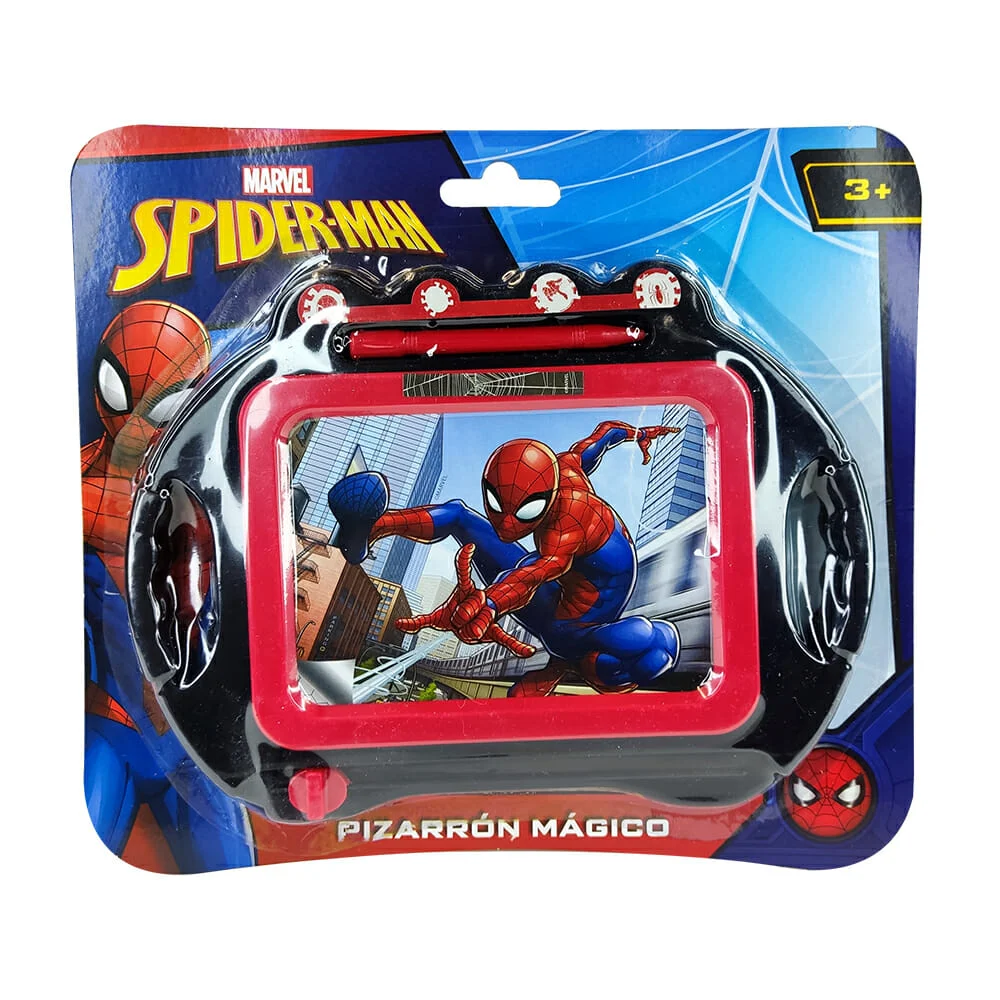 Pizarrón mágico chico 24x27cm con diseño de spider-man t372156