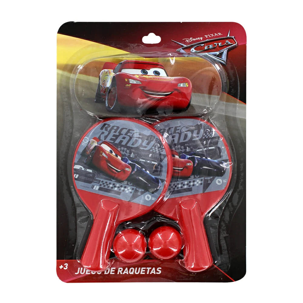 Juego con 2 raquetas para ping pong y 2 pelotas con diseño de personajes, varieda de diseños / t372166