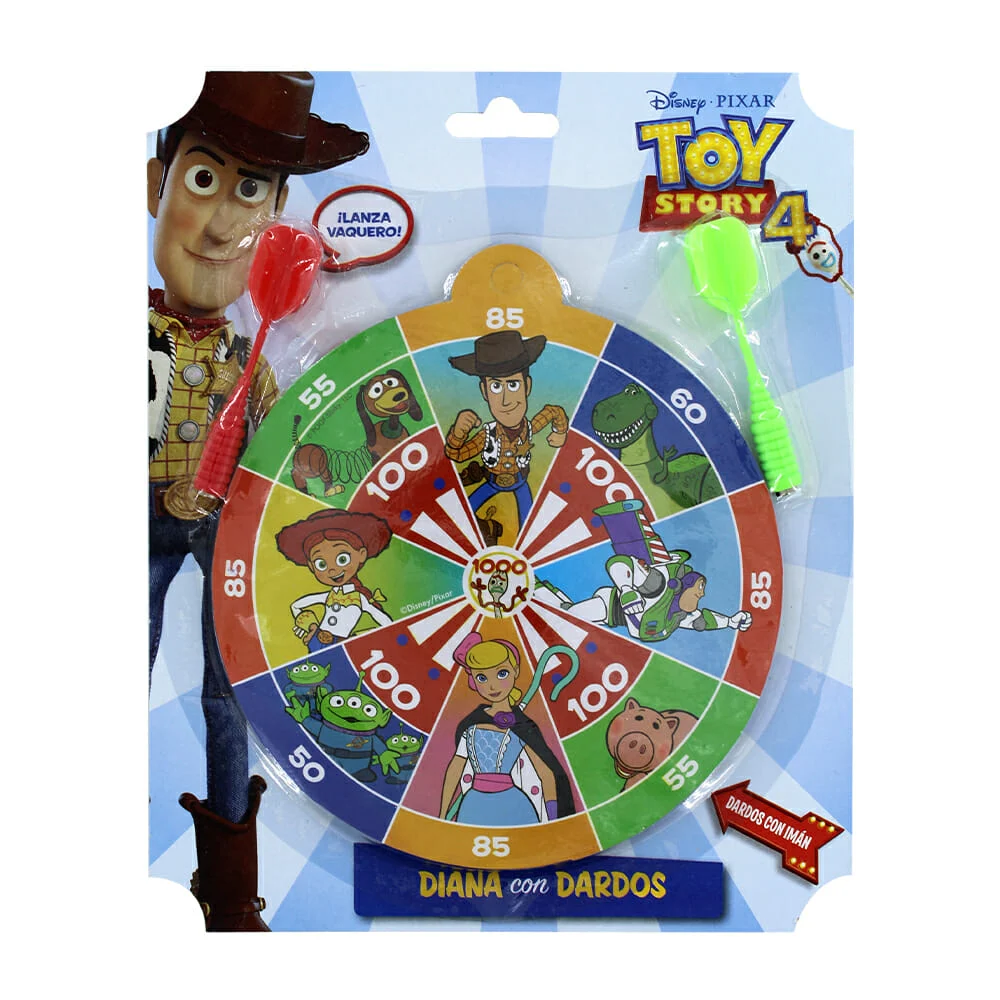 Juego tiro al blanco toy story, diana + dardos / t372266