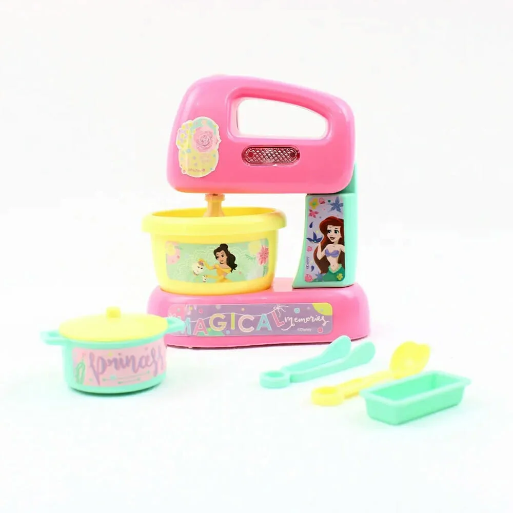Batidora eléctrica de juguete con accesorios y diseño de las princesas de disney / t372287