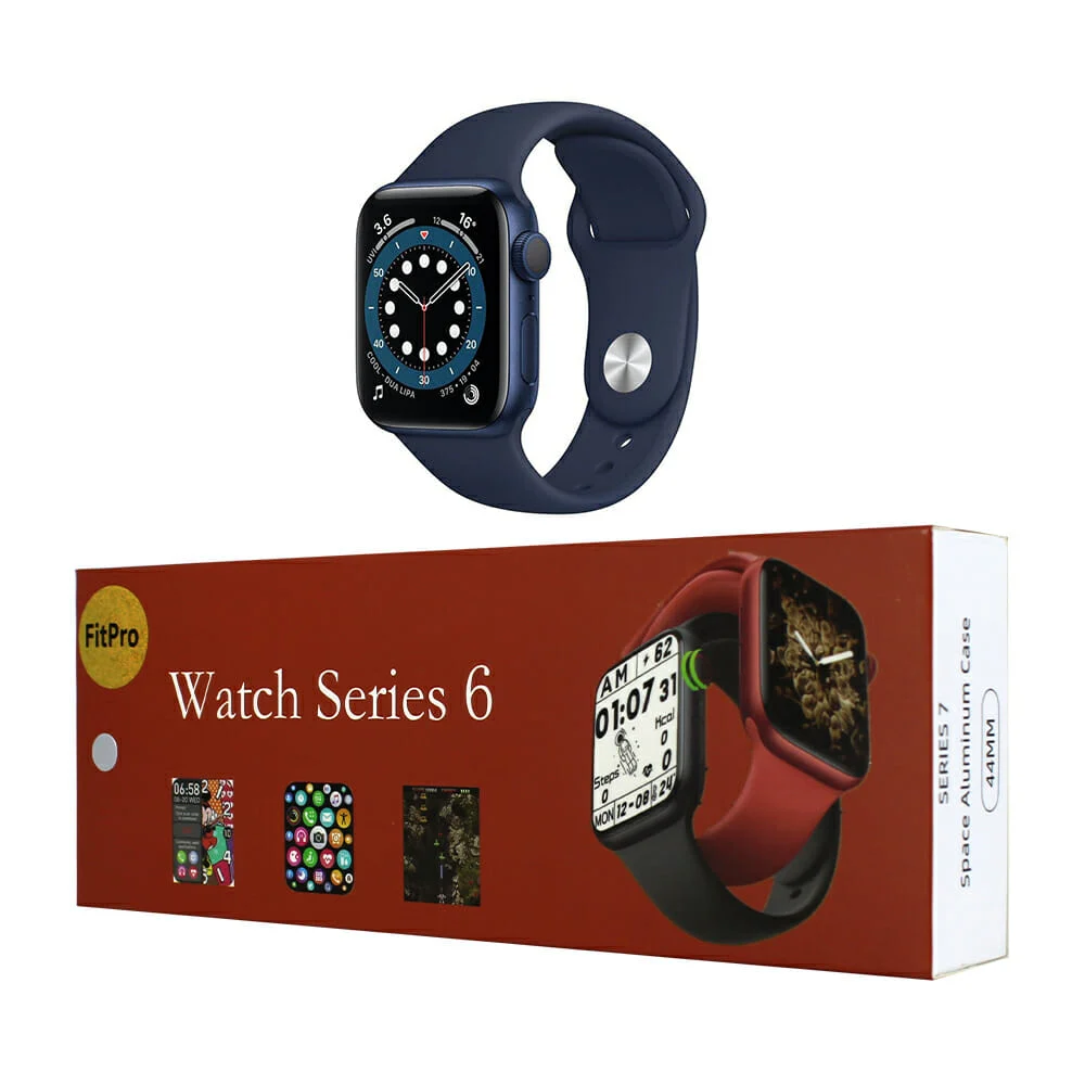 Smart watch series 6 con correa de plástico 44mm, variedad de colores / tb-6328 / sw058 / sw140