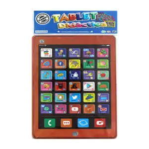 2pzas Tablets didácticas de cartón con abecedario 14x21cm, variedad d…