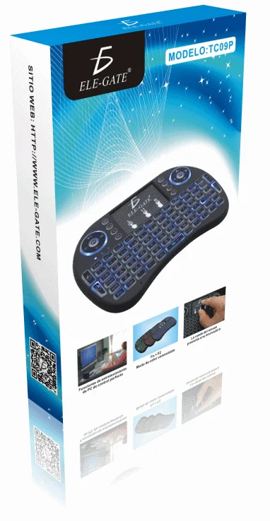 Mini Teclado Español Inalámbrico Ilumi...