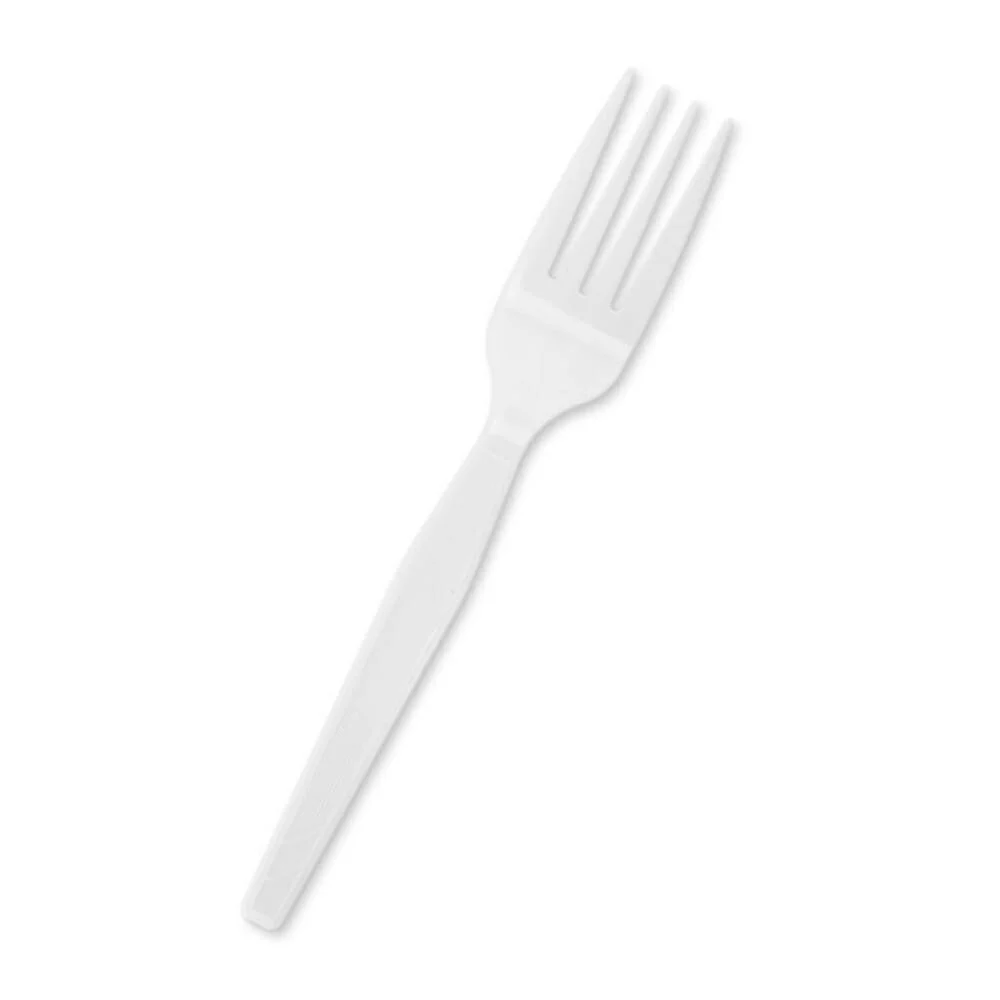 Paquete de 25 tenedores de plástico desechable n:3 / tenedores-n-3