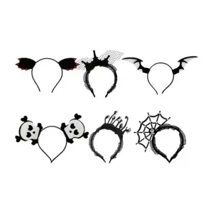 1pza Diadema con diseño de halloween, variedad de diseños / th014