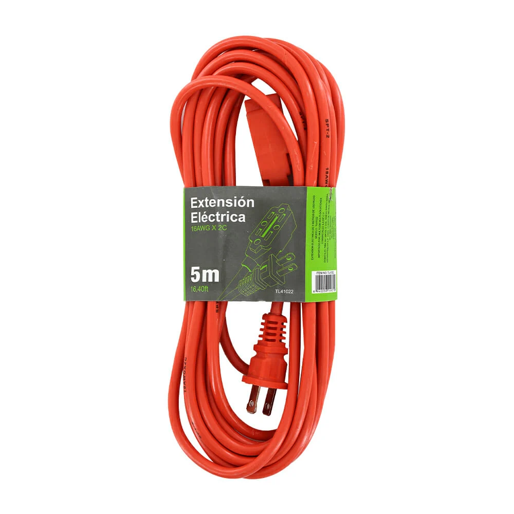 Extensión eléctrica de uso rudo 5m / tl41022