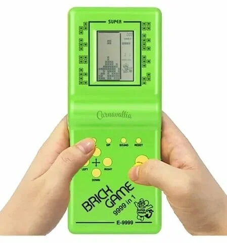 tetris consola verde