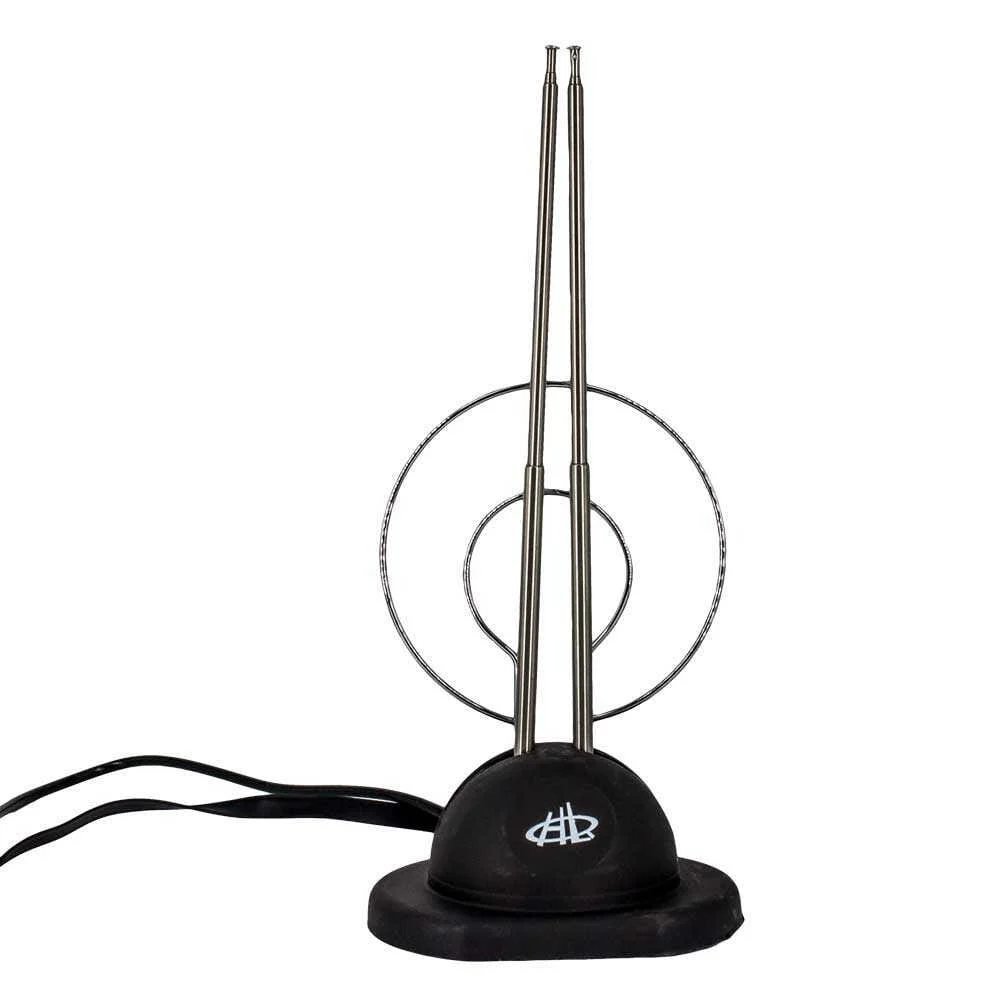 Antena de conejo para televisión con do...
