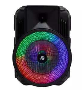 Bocina bluetooth con luz multicolor 