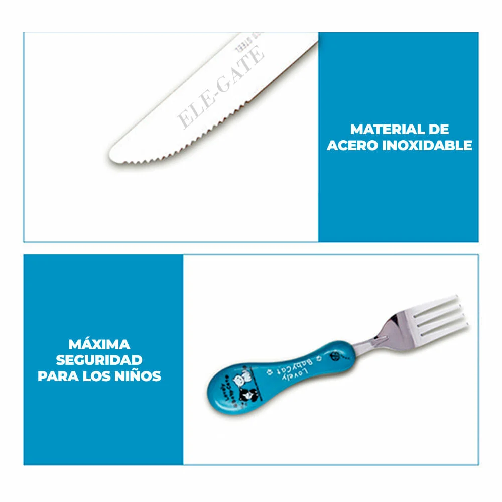 Estuche metálico ele-gate con cuchara, ...