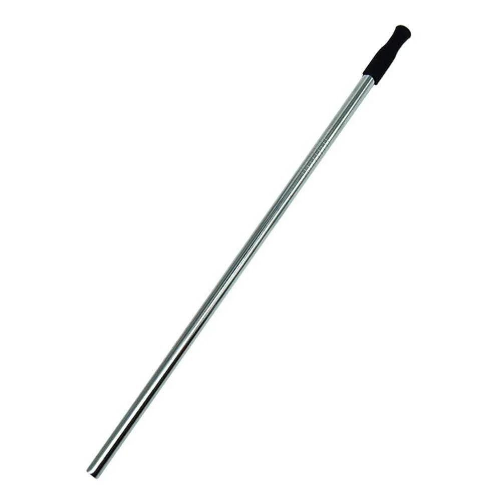 Set con estuche 2 popotes de 21 cm y 1 c...