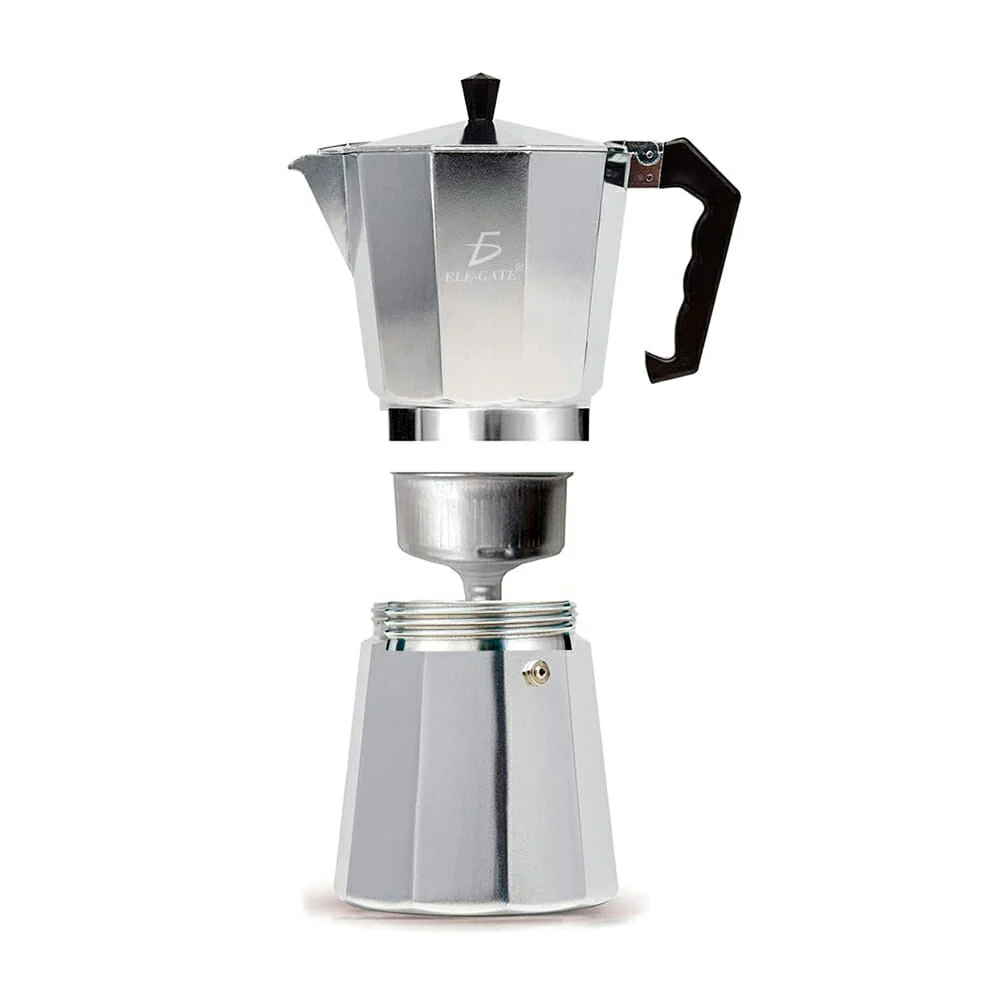 Cafetera colombia manual plateada italia...