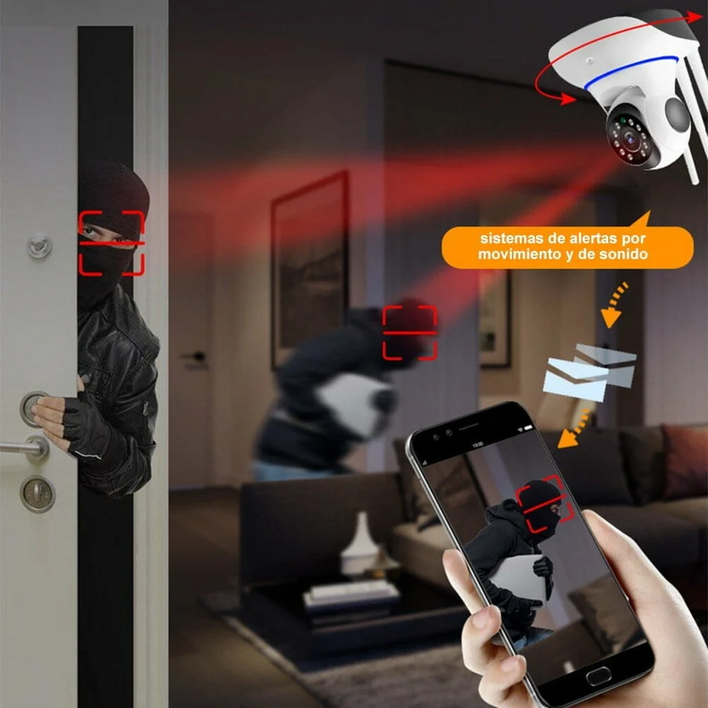 cámara de seguridad wifi 8