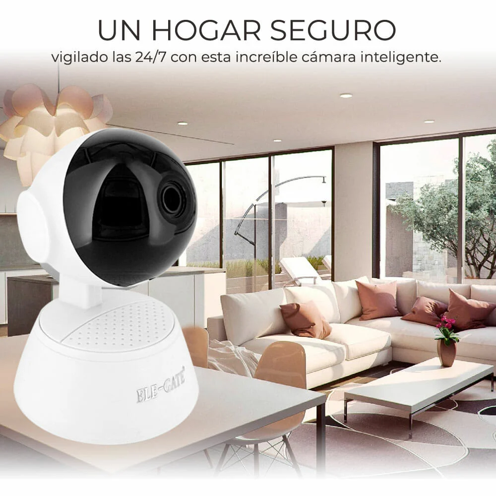 Cámara de seguridad 1080p wifi visión nocturna 