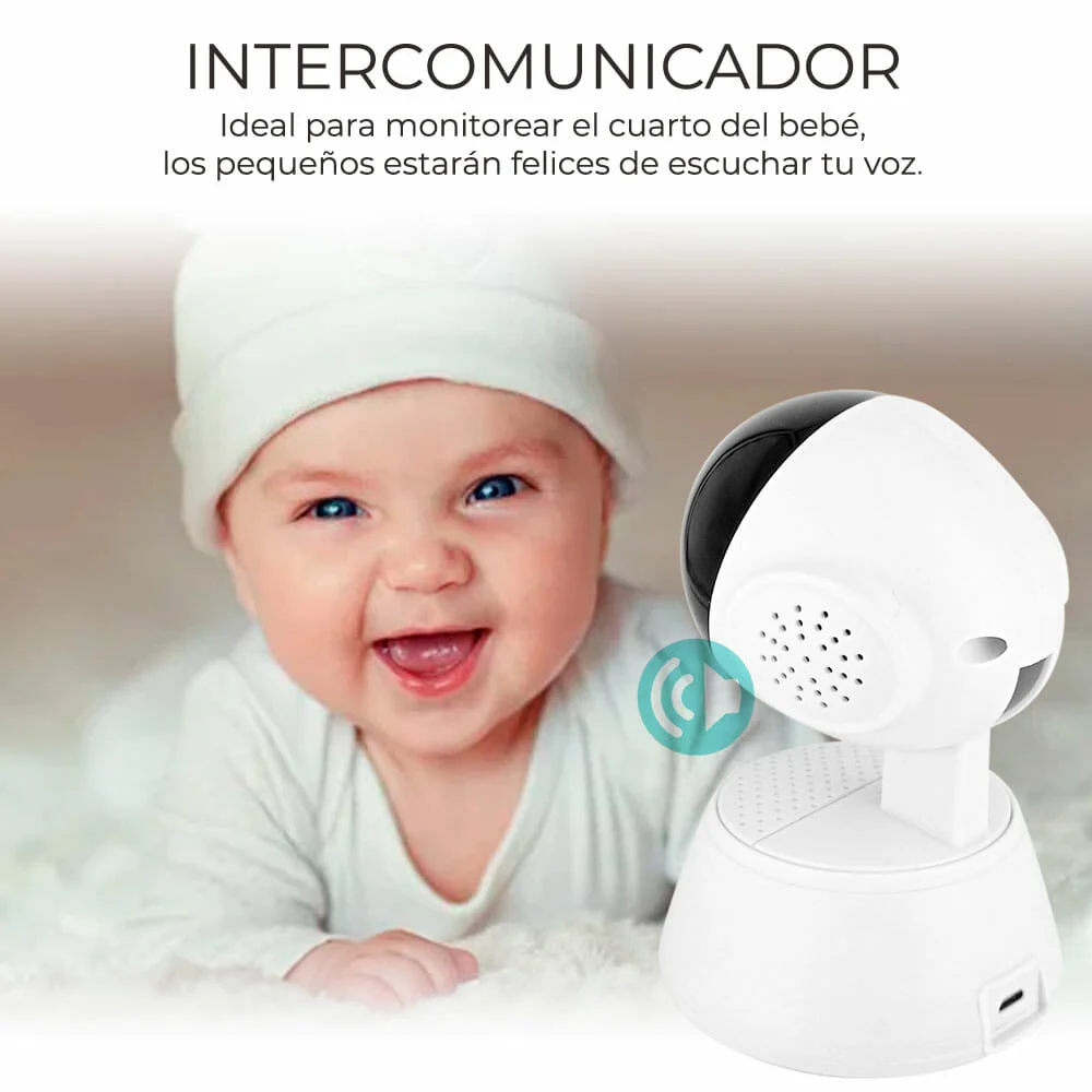 Cámara de seguridad 1080p wifi visión nocturna 