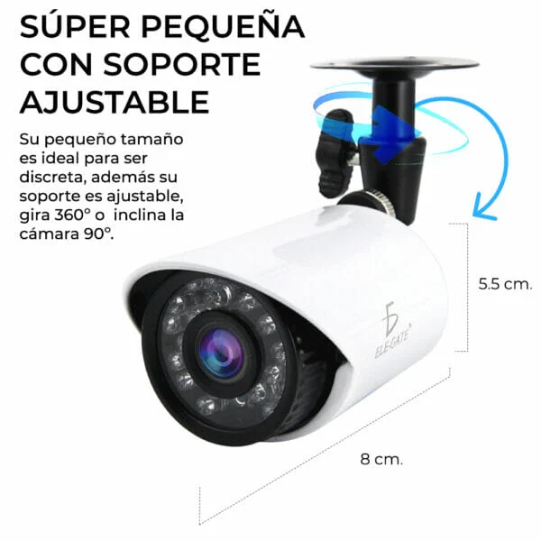 Kit 8 cámaras de vigilancia 2mp full hd 1080p web.47.8