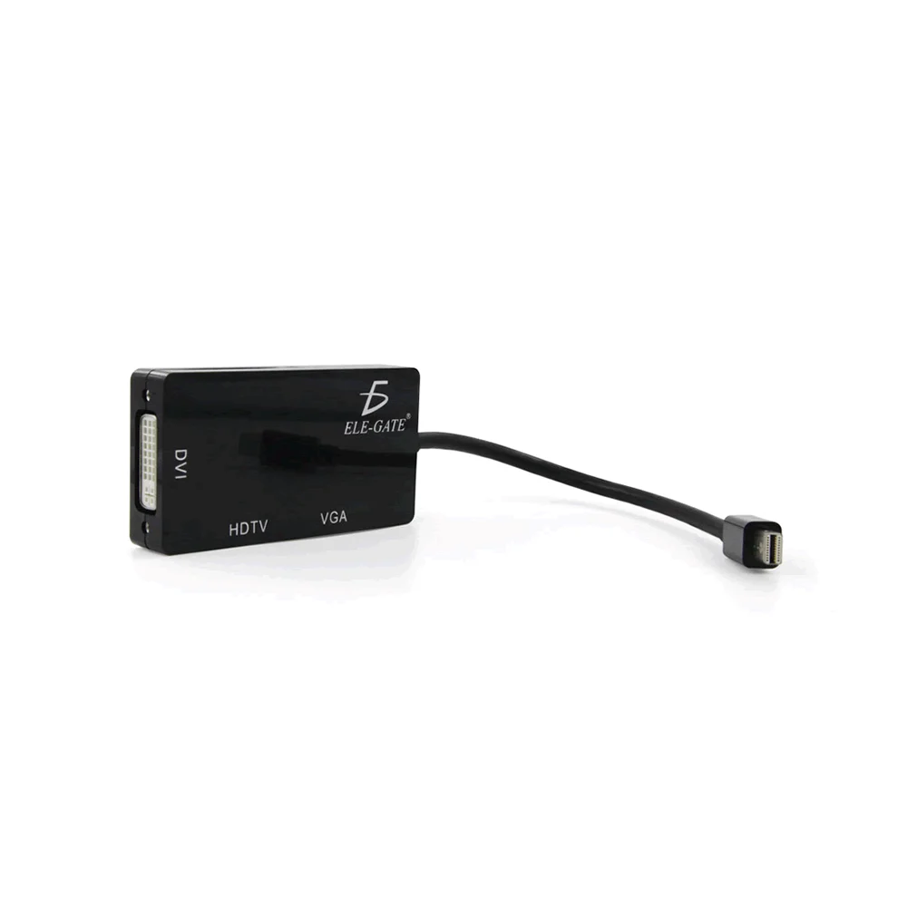 Adaptador 3 en 1 mini dp displayport a hdmi vga dvi de mac / wi.118