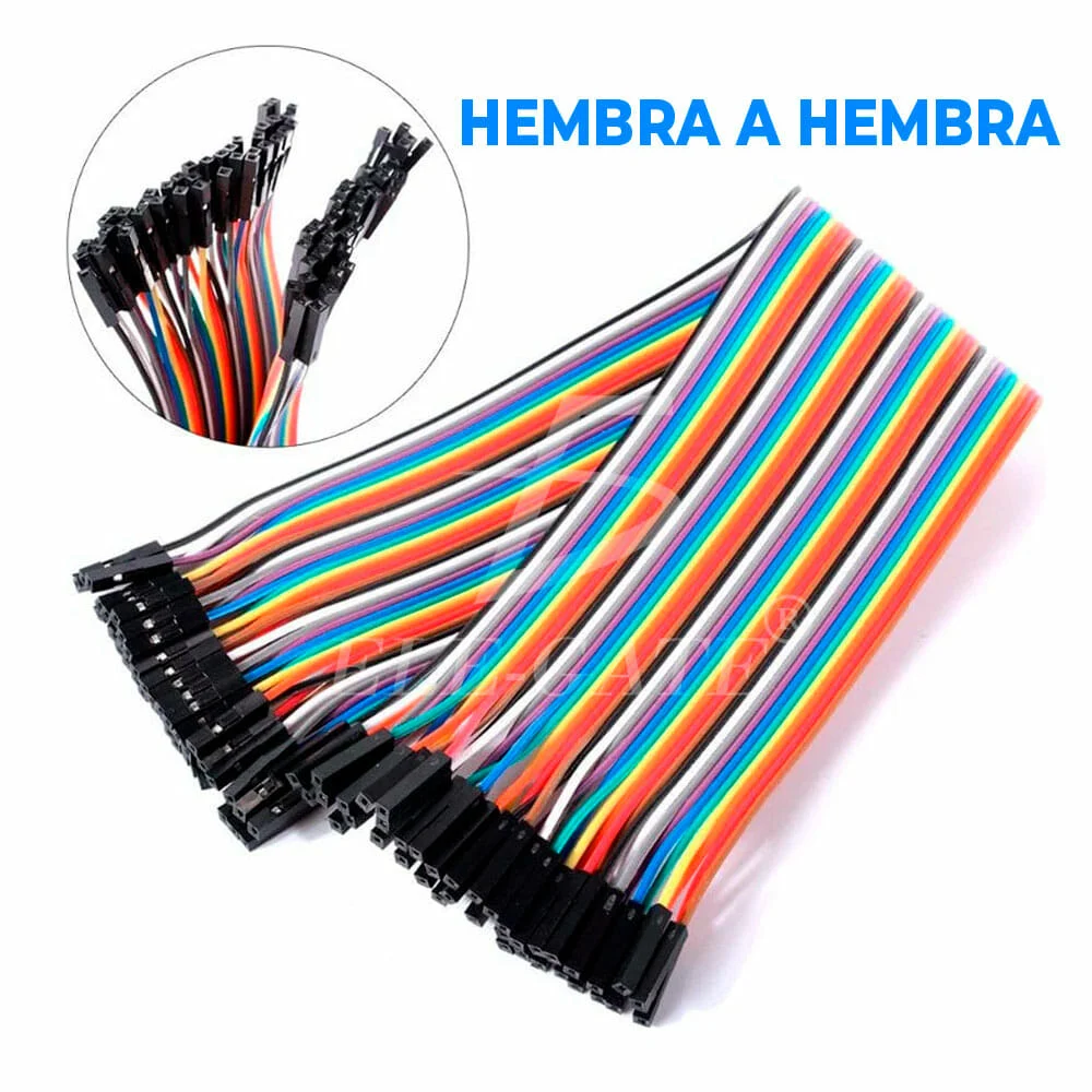 Paquete con 40 cables jumper ele-gate he...