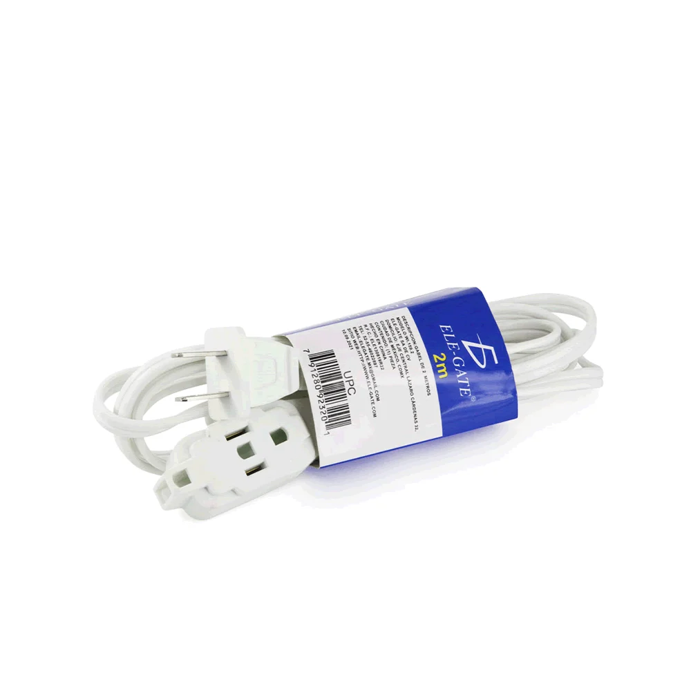 Extensión eléctrica para interiores 2m...