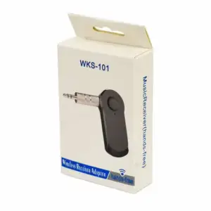Receptor y transmisor bluetooth recargable con entrada auxiliar wks-1…