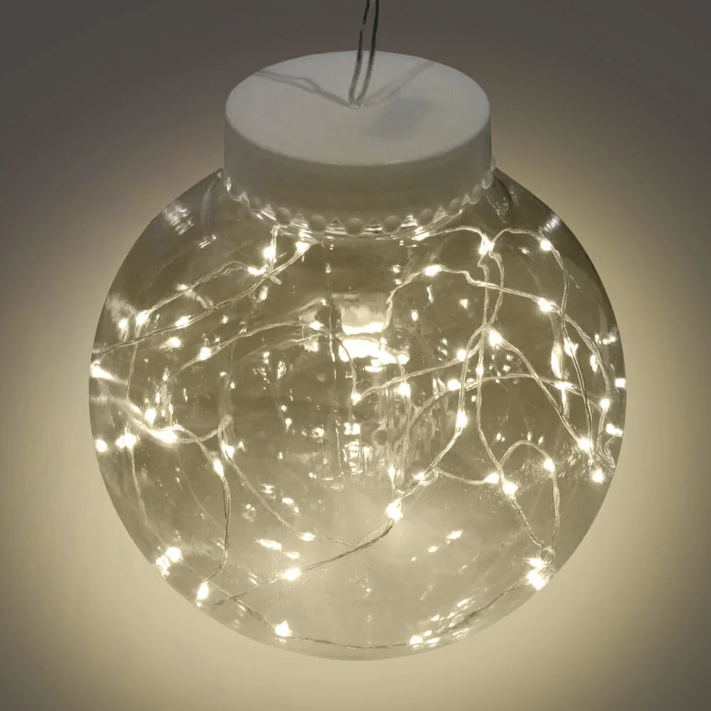 Esfera de 20cm con micro leds en tono cálido / ws-6064-w