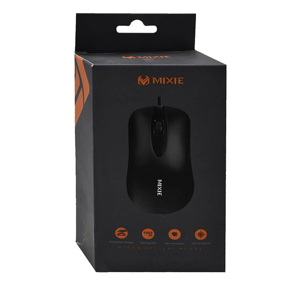 Mouse alámbrico usb mixie x2 de 1000 dp...