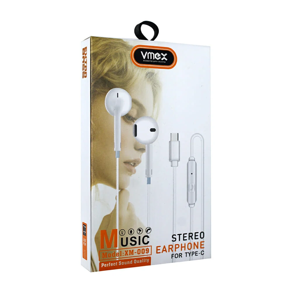 Audífonos tipo earphones alámbricos vm...