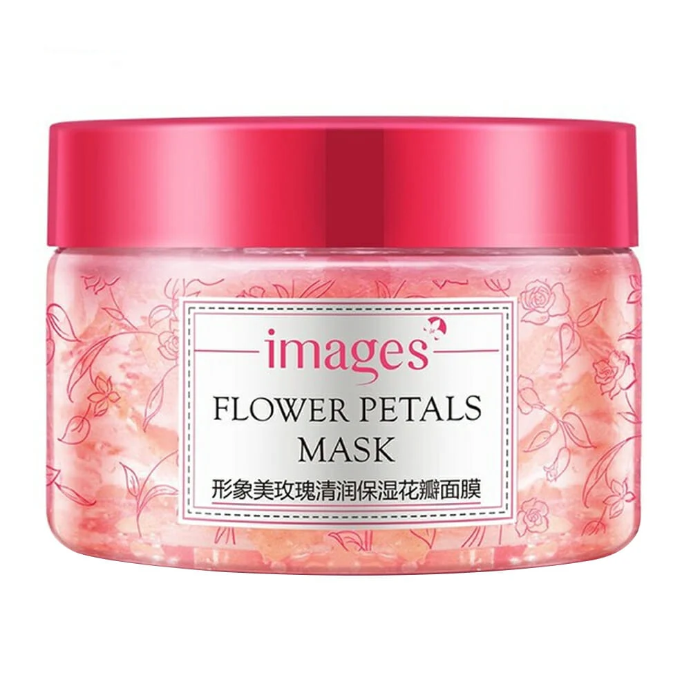Mascarilla facial hidratante con pétalos de flor 120g / xxm2897