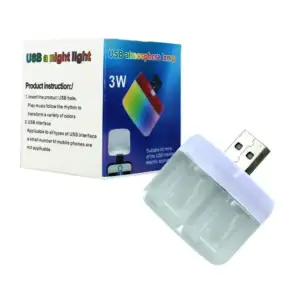 Mini lámpara usb multifuncional 3 watts / usb atmosphere lamp / usb a…