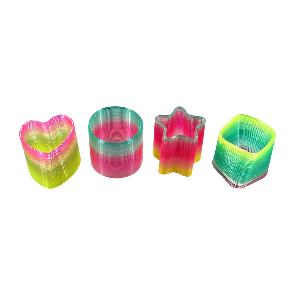 1pza Gusano espiral multicolor con forma, variedad de formas y colores