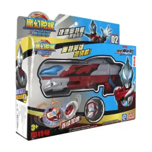 Pistola de juguete lanza discos con diseño de ultraman, variedad de c…