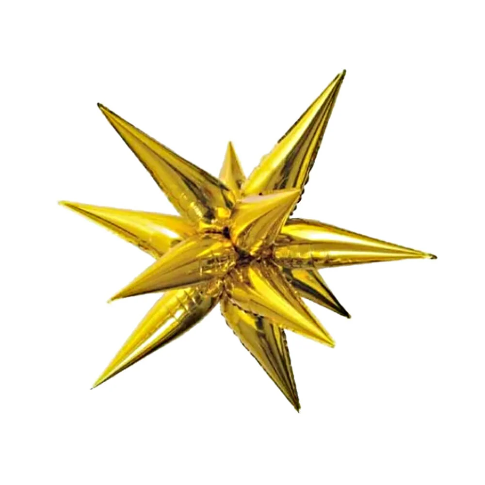 1pza Globo estrella chica 12 picos, variedad de colores y-xx-13 / R690