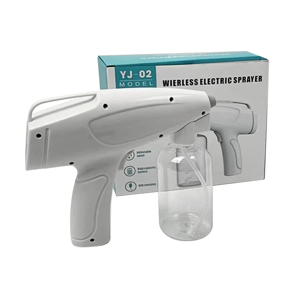 Pistola sanitizante desinfectante nano inalámbrica recargable yj-02