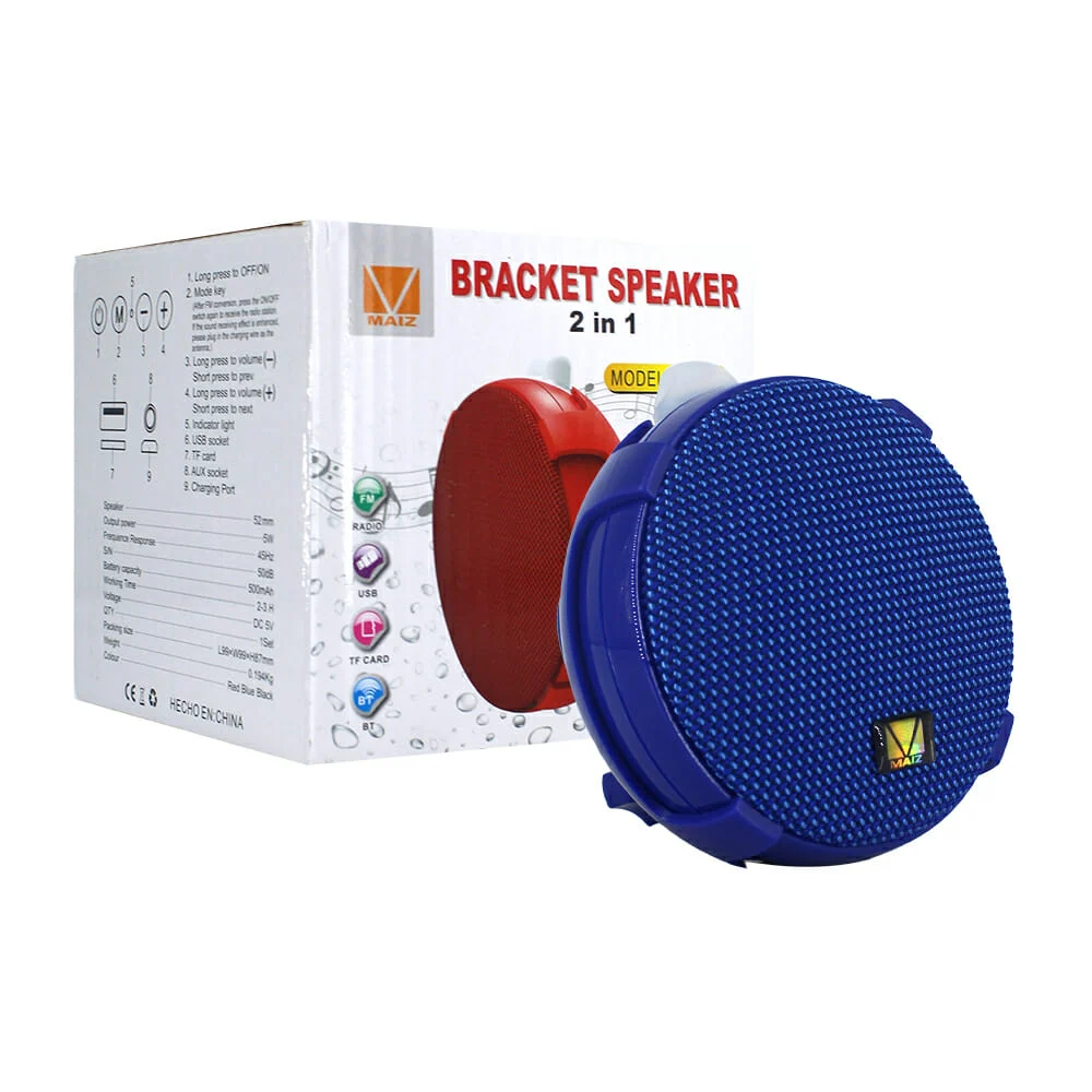 Bocina portátil bluetooth con fm y puerto usb-tf, variedad de colores / ym-323