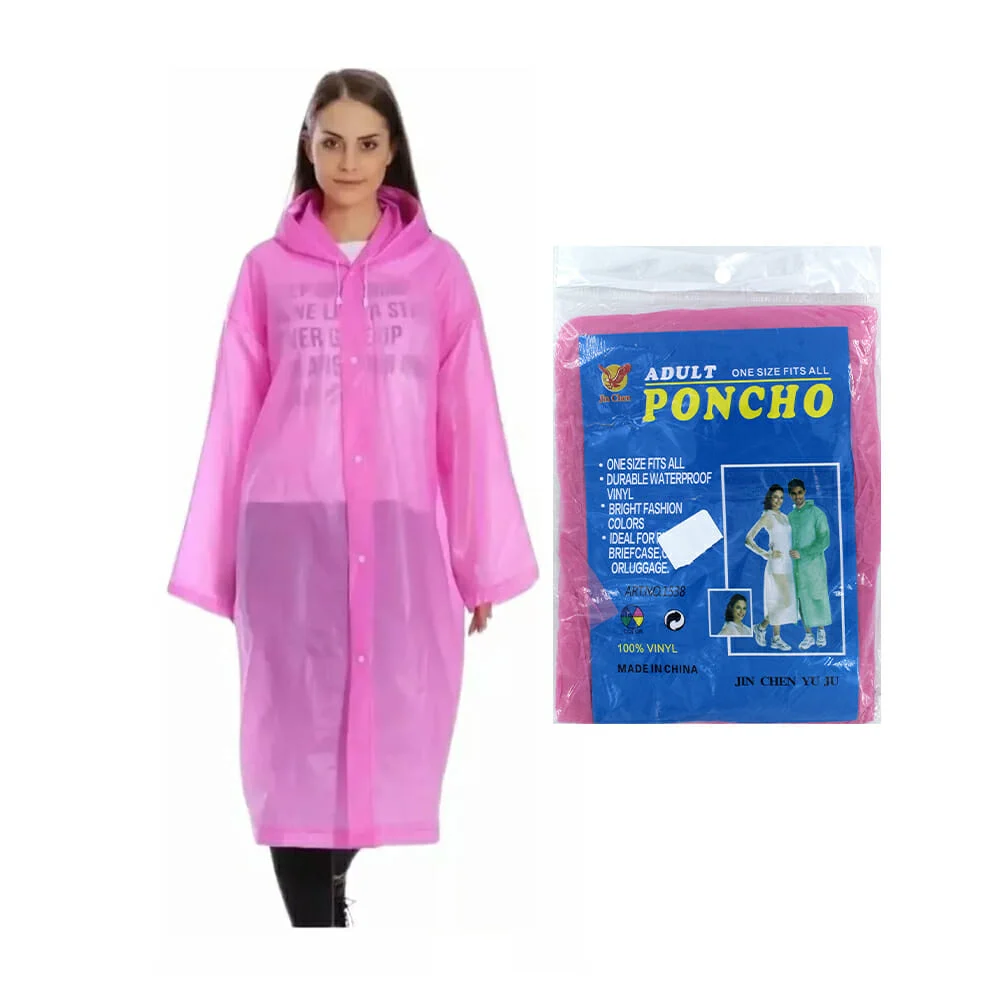 1pza Impermeable desechable tipo poncho,...