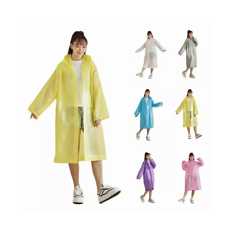 1pza Impermeable tipo poncho para adulto...