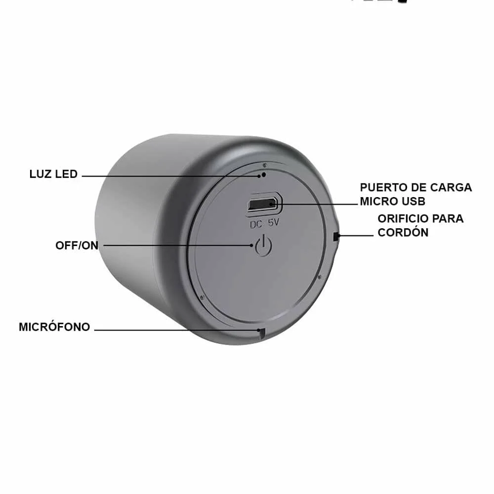 1pza Mini bocina cilíndrica inpods, con...