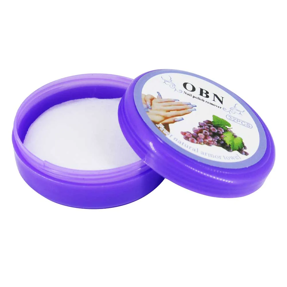 1pza Toallitas para quitar el esmalte de uñas, tamaño CHICO / obnxjj / zb-0158 / x051 / y-45