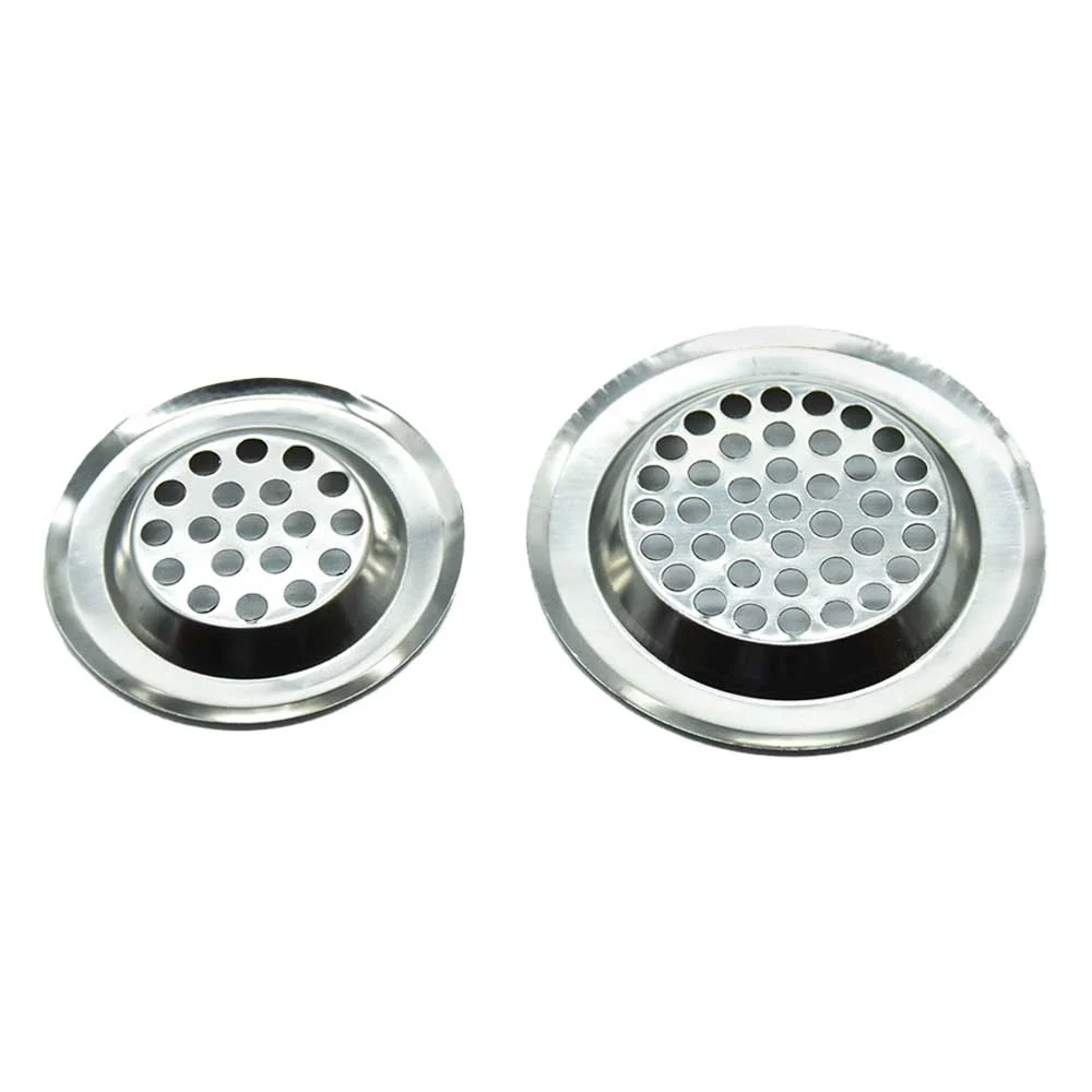 Paquete con 2 coladores metálicos de diferente tamaño / zc-0122