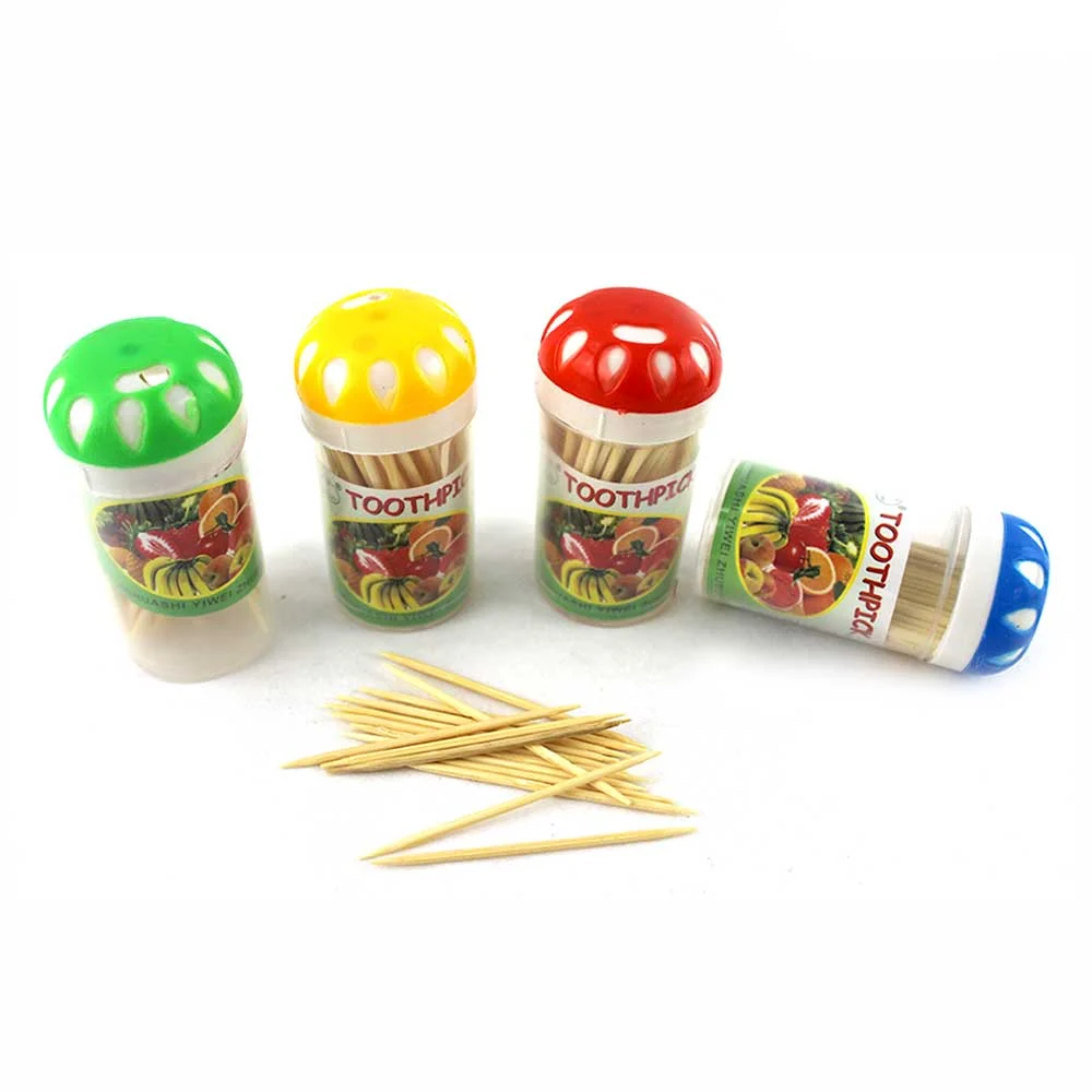 1pza Bote con palillos de madera para di...