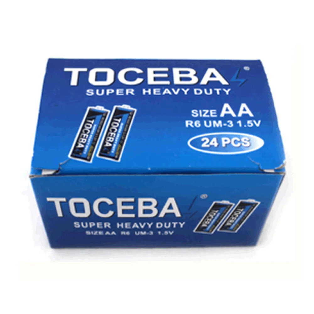 Caja con 24 pzas pilas aa tocebal  / ze-0009 / 850218