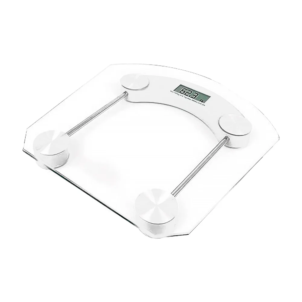 Bascula con base de cristal y pantalla d...