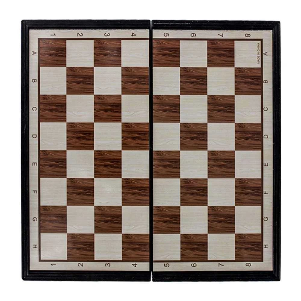 Juego de mesa ajedrez mediano imantado 24x24cm / 8508 / ZJ-0504